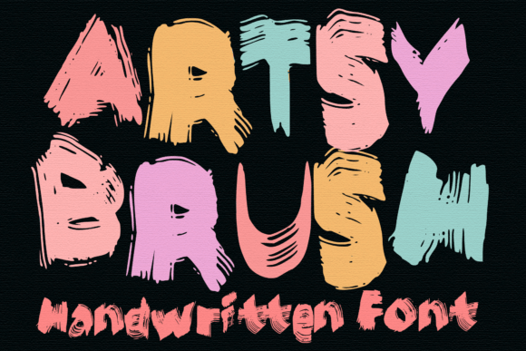 Artsy Brush: A Premium Display Font for Creative Brand Identity