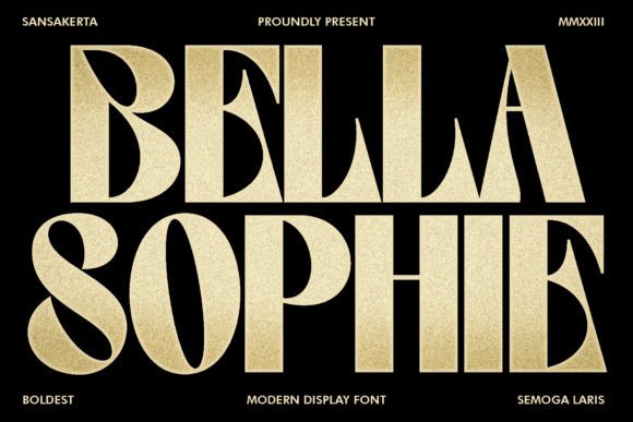 Bella Sophie: The Display Typeface for Modern Digital Branding