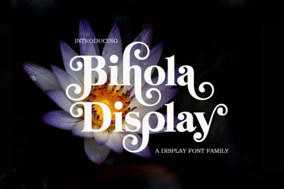 Bihola Font for Eye-Catching Campaign Designs