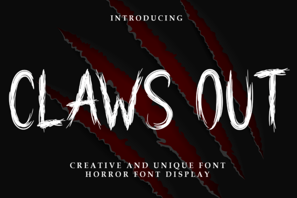 Claws Out Font: The Bold Typeface for Memorable Branding