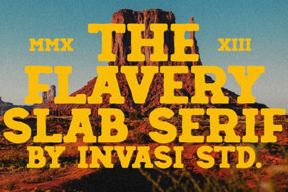 Flavery: A Rustic Font for Handmade Creations