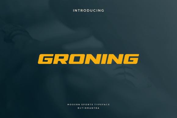 Groning: The Bold Display Typeface for High-Impact Campaigns