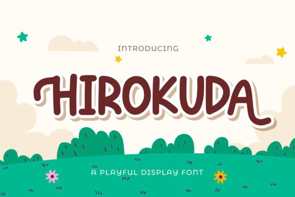 Hirokuda: The Playful Display Font for Modern Web Design