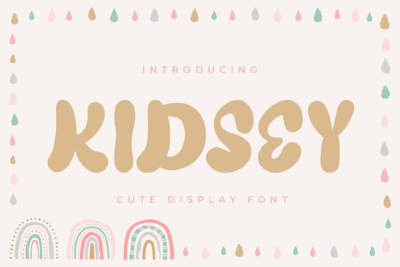 Kidsey: A Quirky Display Typeface for Modern Editorial Design