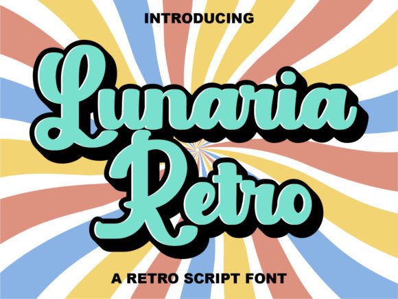 Lunaria Retro: A Quirky Display Font for Authentic Branding