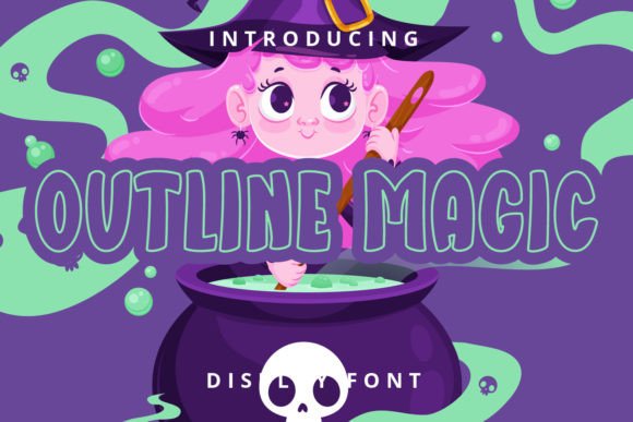 Outline Magic: The Playful Typeface for Editorial Design