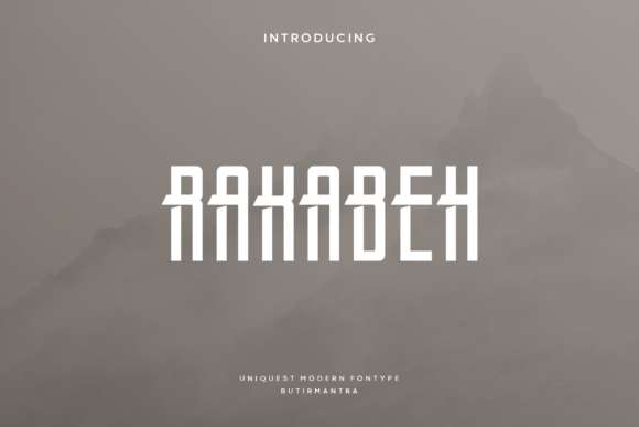 Rakabeh: The Modern Display Font for Professional Branding