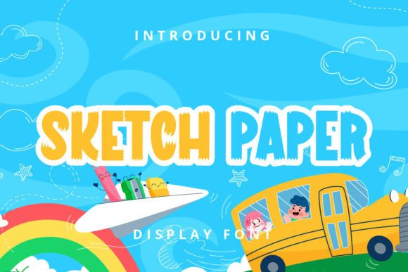 Sketch Paper: A Playful Typeface for Modern Editorial Design