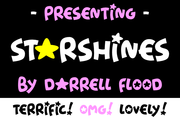Starshines: The Playful Display Typeface for Modern Web Design