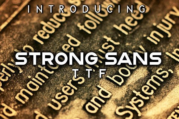 Strong Sans: The Bold Typeface for Professional Business Branding