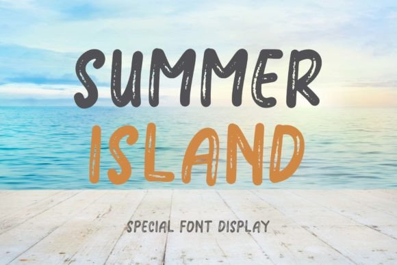 Summer Island: The Perfect Display Font for Editorial Design