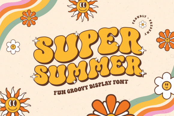 Super Summer: The Groovy Typeface for Scroll-Stopping Visuals