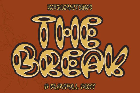 The Break: A Handwritten Display Font for Editorial Design