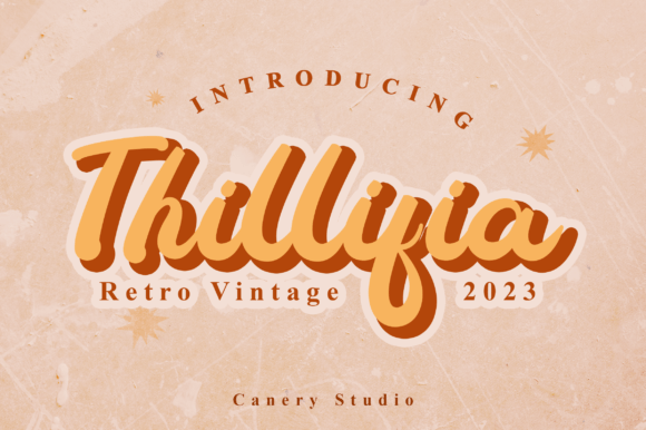 Thillifia: A Display Font with Strong Editorial Presence