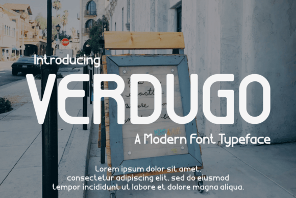 Verdugo: The Modern Display Font for Scroll-Stopping Campaigns