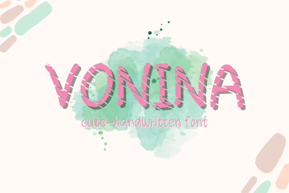 Vonina: A Playful Display Typeface for Modern Editorial Design