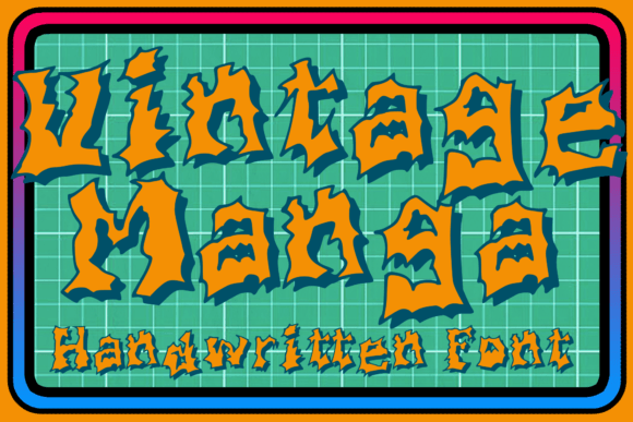 Why Vintage Manga Is the Perfect Retro Typeface for Bold Branding