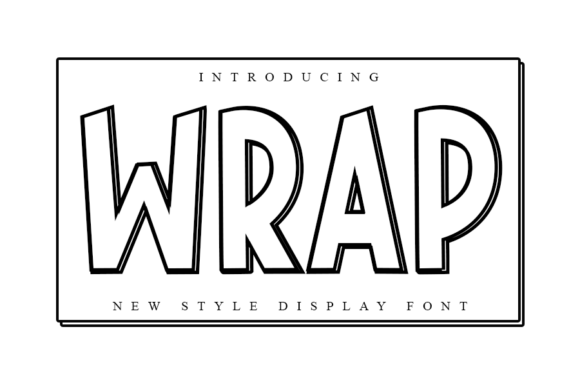 Wrap: The Modern Display Typeface for High-Impact Campaigns